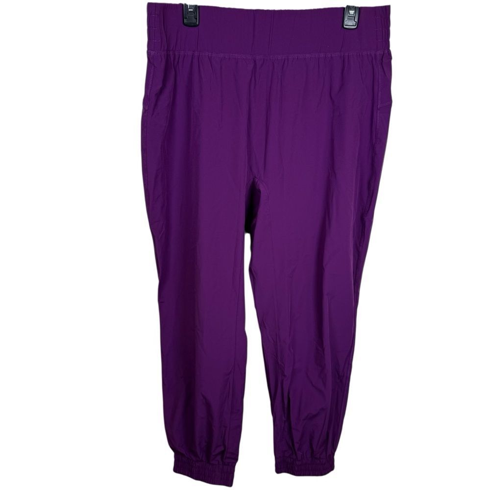 Brand New HALARA Deep Purple Activewear Lightweight Joggers Size XL Petite